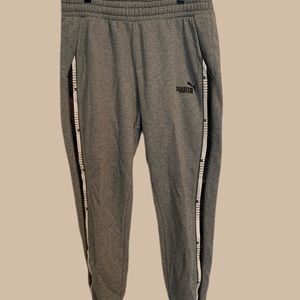 gray puma sweats/joggers